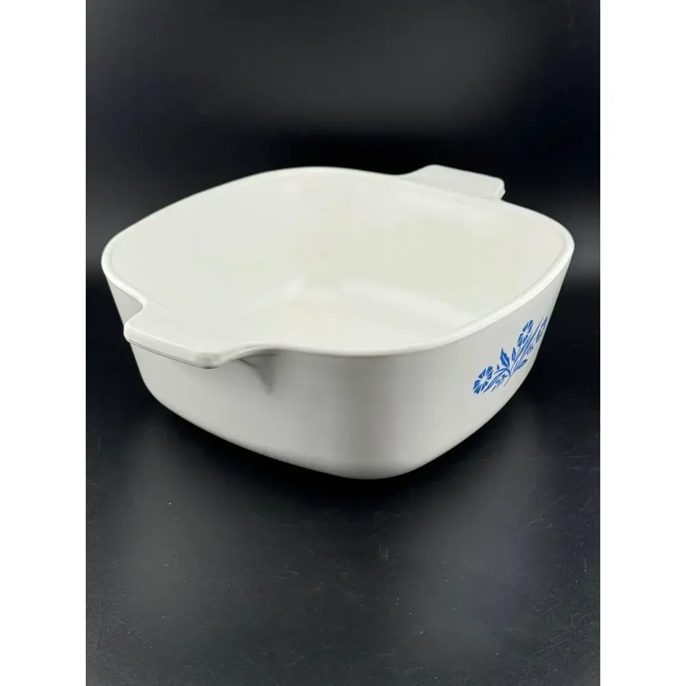 Cornflower Blue by Corning P-1 1/2-B 1.5 Quart Square Casserole No Lid